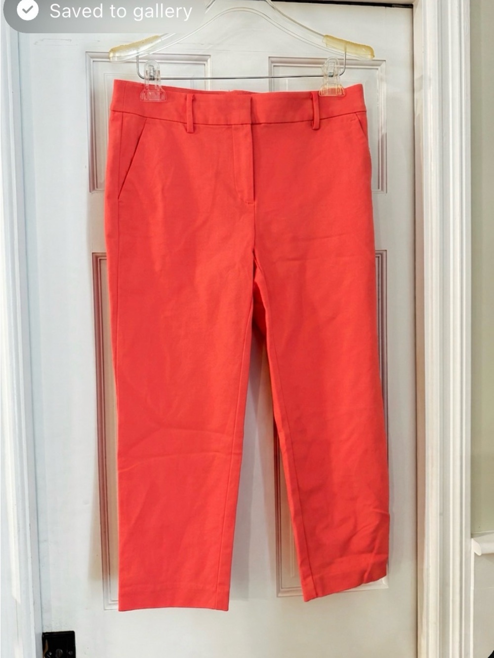 LOFT Coral Cropped Pants